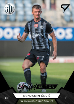 Benjamin Colic Ceske Budejovice SportZoo FORTUNA:LIGA 2021/22 1. serie Black /19 #161